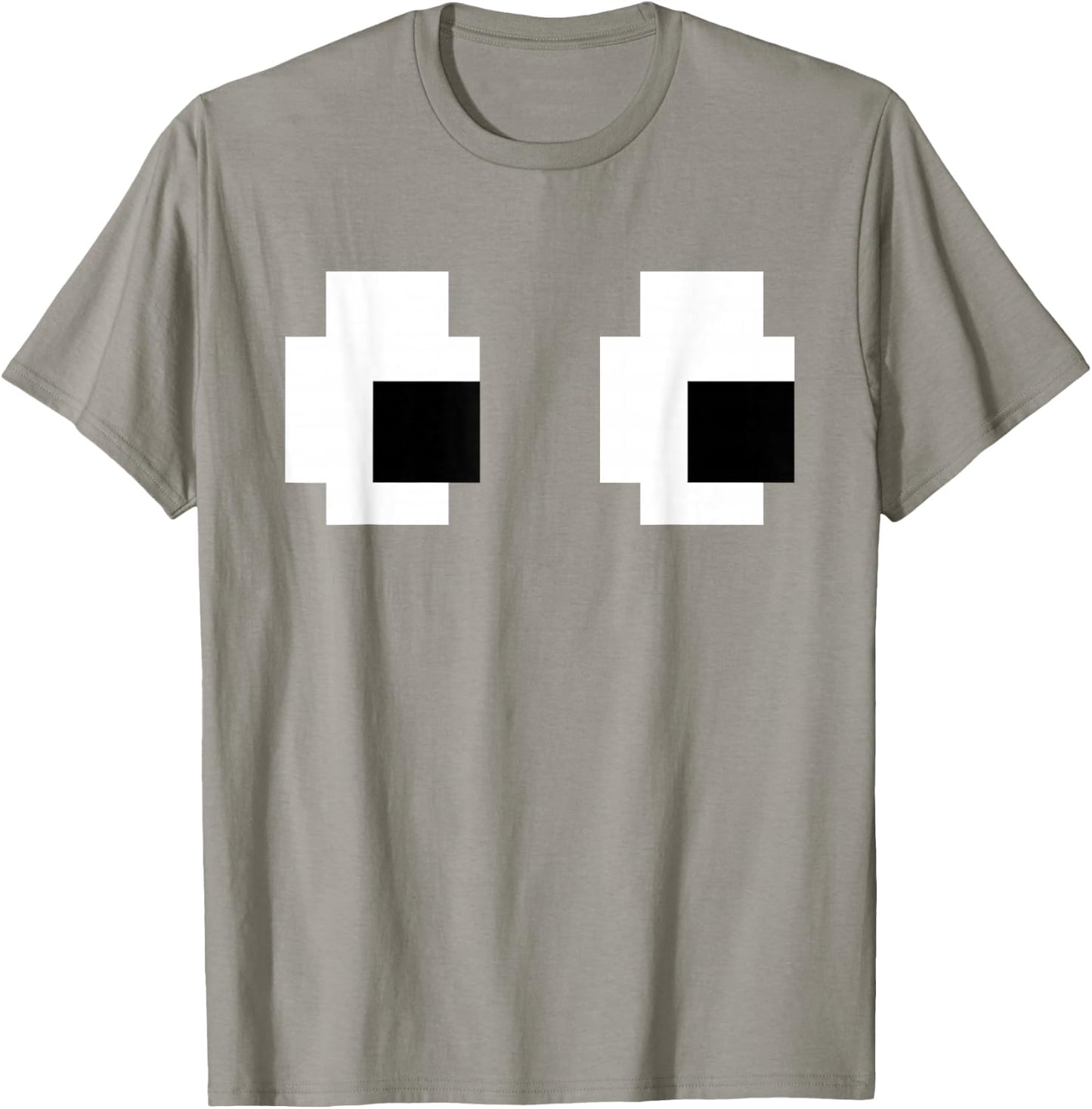Retro Arcade Game Ghost Eyes Halloween Group Costume T-Shirt - T-Shirt | Sand