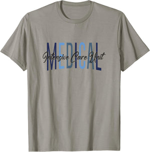 MICU Nurse Medical Intensive Care Unit Nurse Appreciation T-Shirt - T-Shirt | Sand
