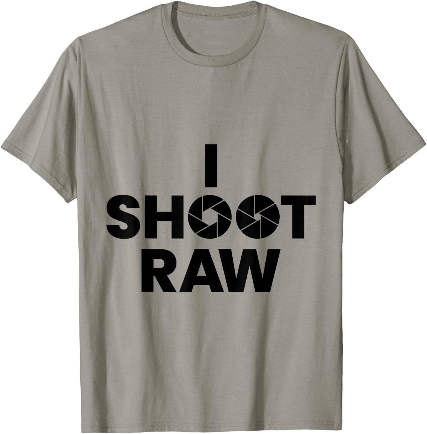 Saying Photographer Saying Gift i Shoot Raw T-Shirt - T-Shirt | Sand