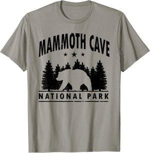 Mammoth Cave National Park Souvenir US Park Bear T-Shirt - T-Shirt | Sand