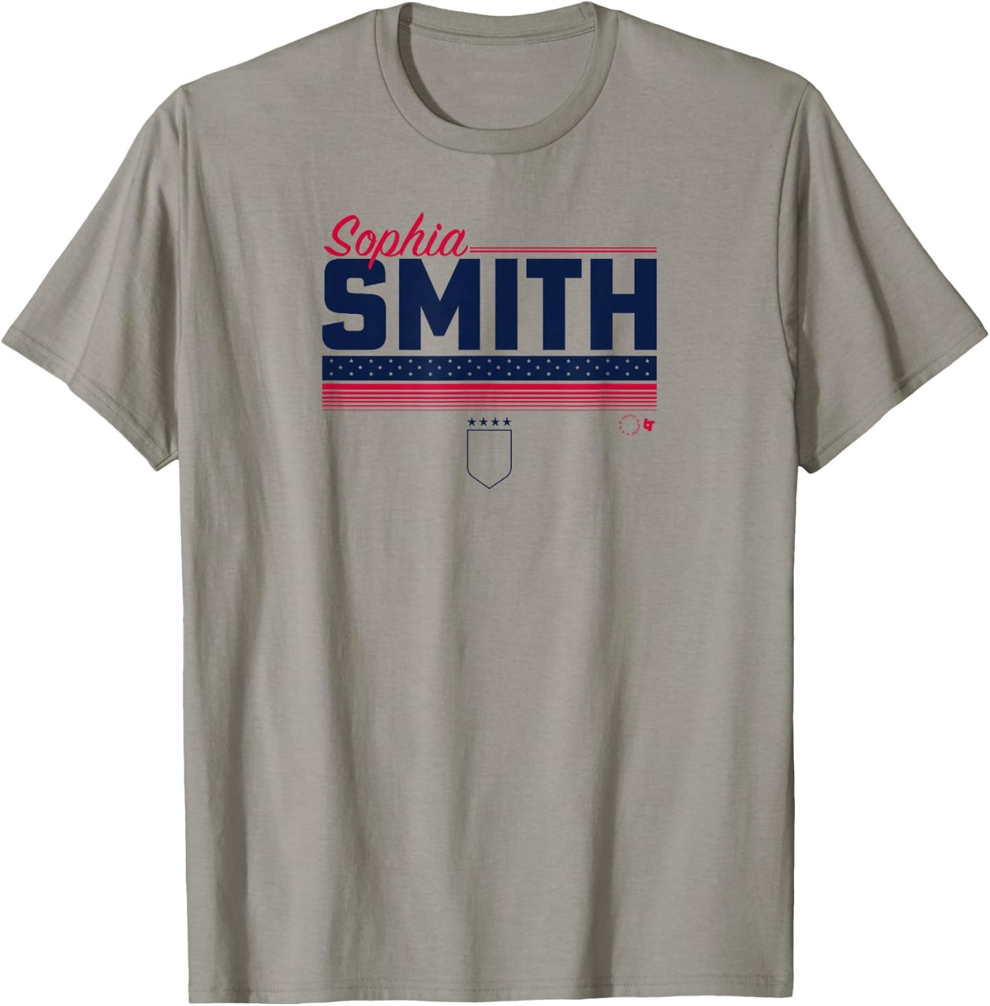 Sophia Smith Stripe USWNTPA - USA Soccer T-Shirt - T-Shirt | Sand