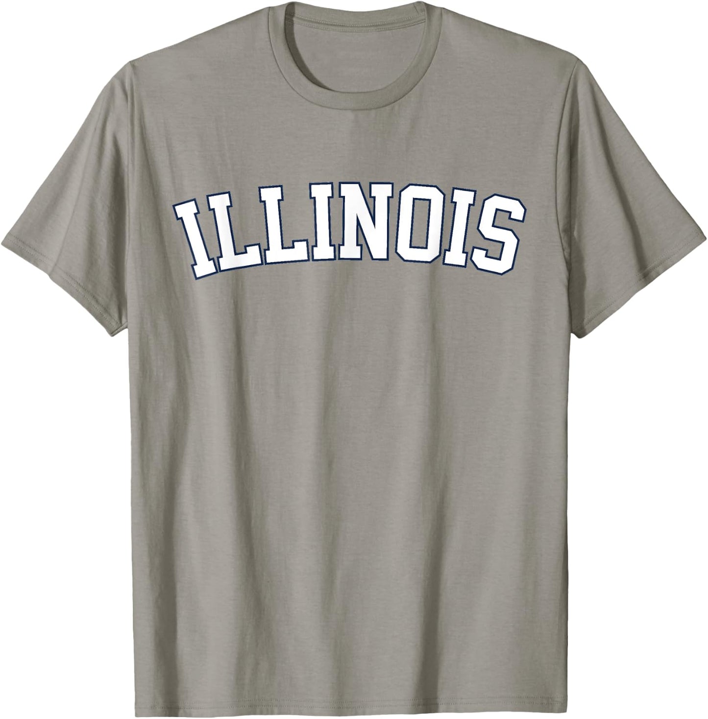 Retro Illinois Vintage Illinois Orange Blue Classic Look T-Shirt - T-Shirt | Sand