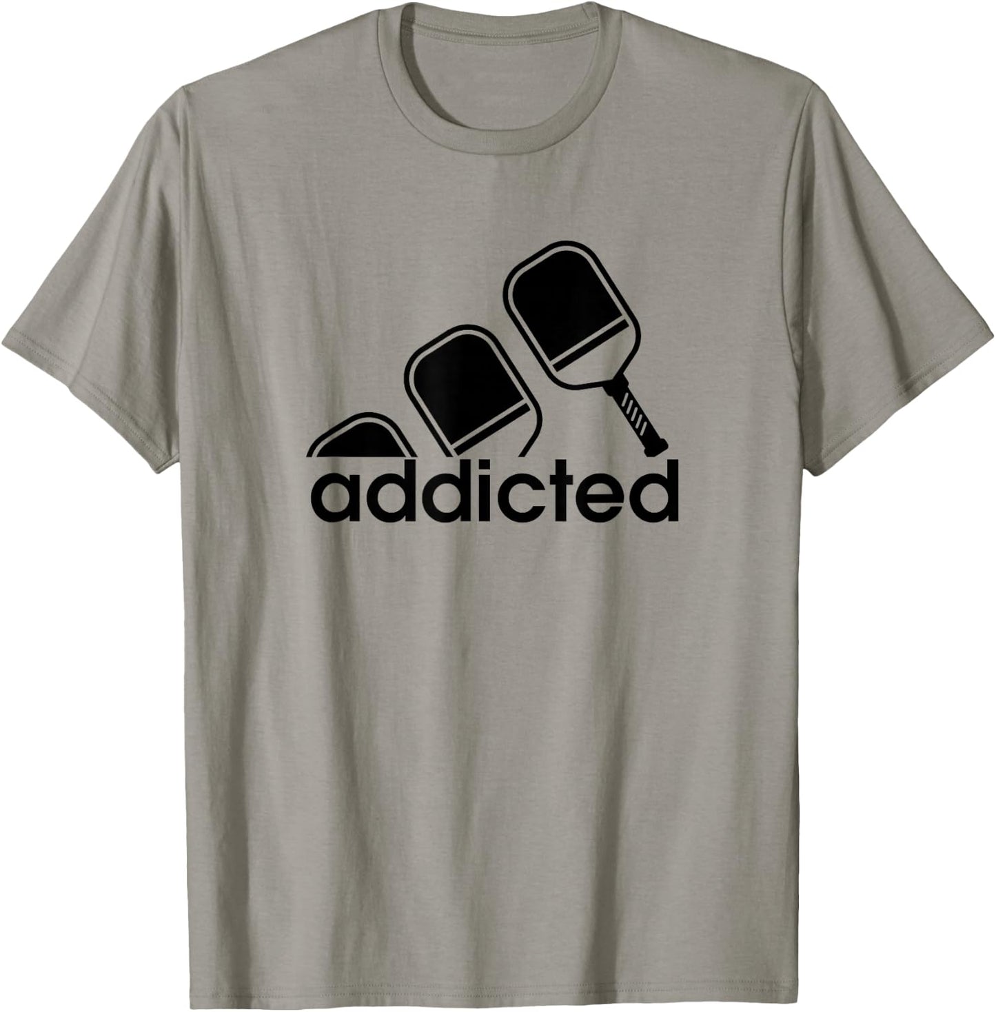 Addicted Pickleball Player T-Shirt - T-Shirt | Sand