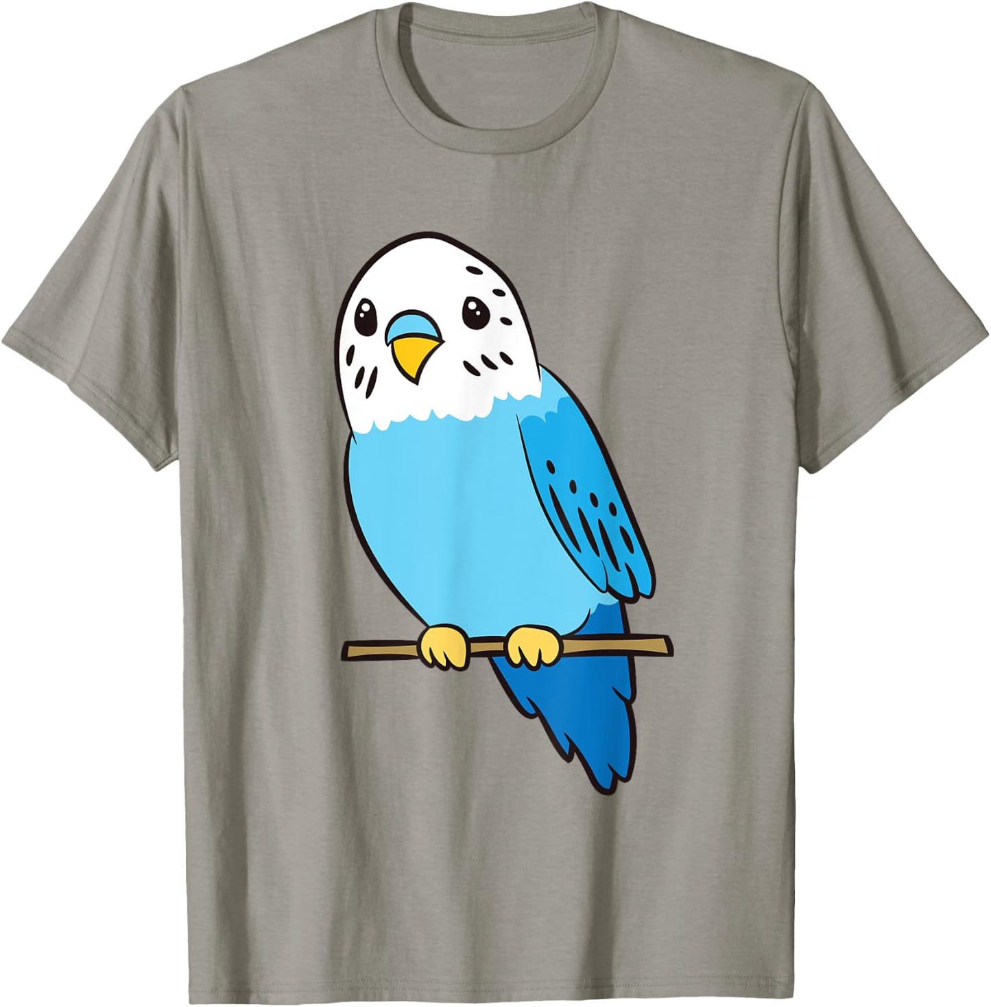 Cute Parakeet Bird Parakeet Cute Parakeet Blue T-Shirt - T-Shirt | Sand