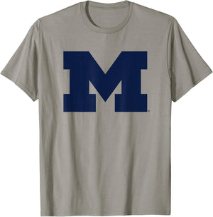 University of Michigan Wolverines U of M Primary Logo T-Shirt - T-Shirt | Sand