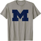 University of Michigan Wolverines U of M Primary Logo T-Shirt - T-Shirt | Sand