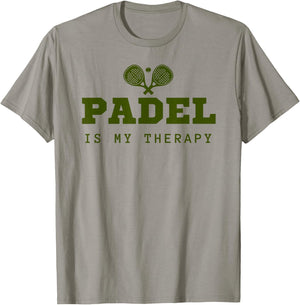 Padel Is My Therapy T-Shirt - T-Shirt | Sand