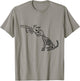 Skeleton Hand Boop Skeleton Dog Halloween Pet Love Men Women T-Shirt - T-Shirt | Sand