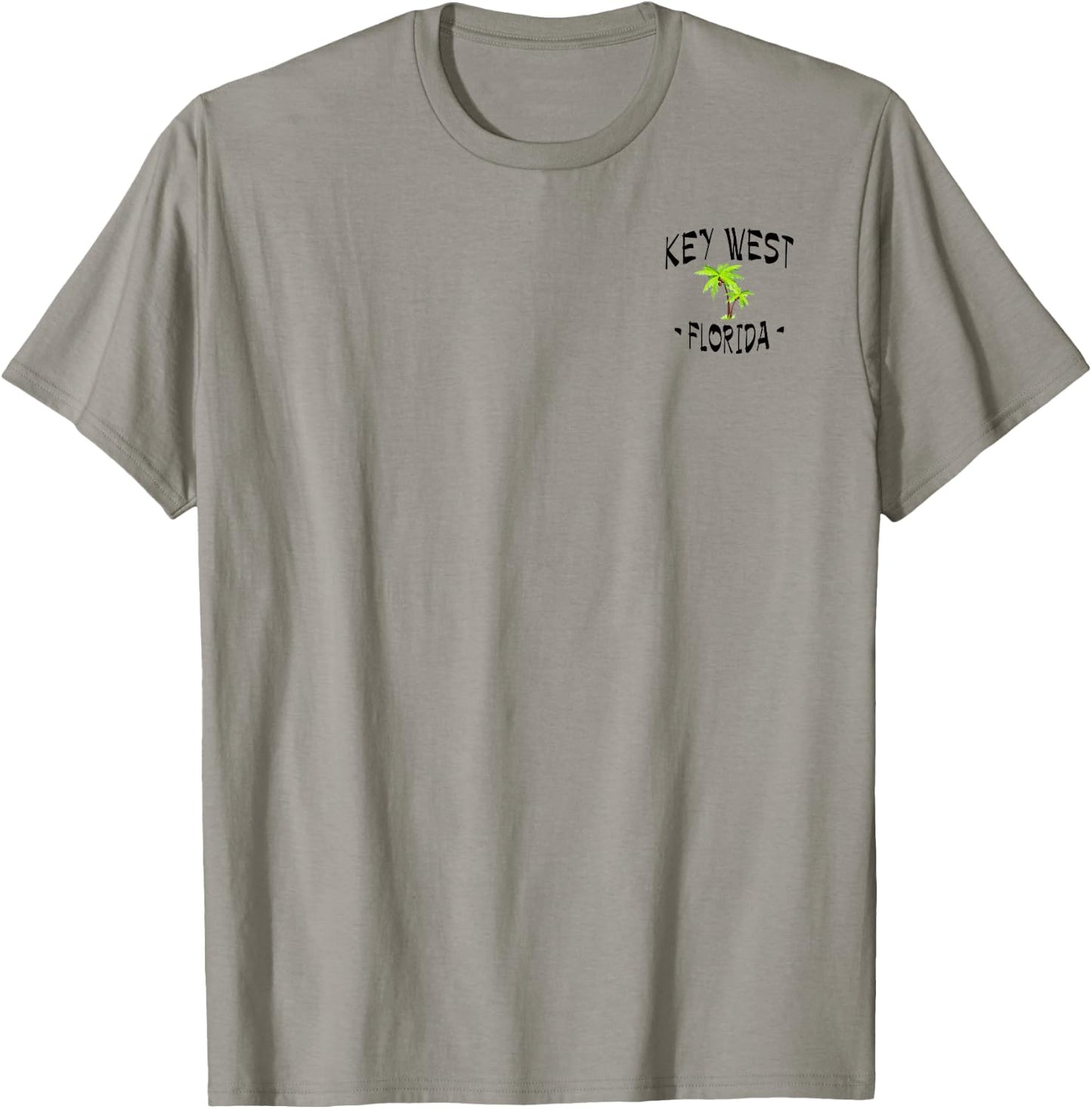 2 Sided Key West, Florida Destination Beach T-Shirt - T-Shirt | Sand