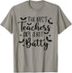 Retro The Best Teachers Are A Bit Batty Halloween Teacher T-Shirt - T-Shirt | Sand