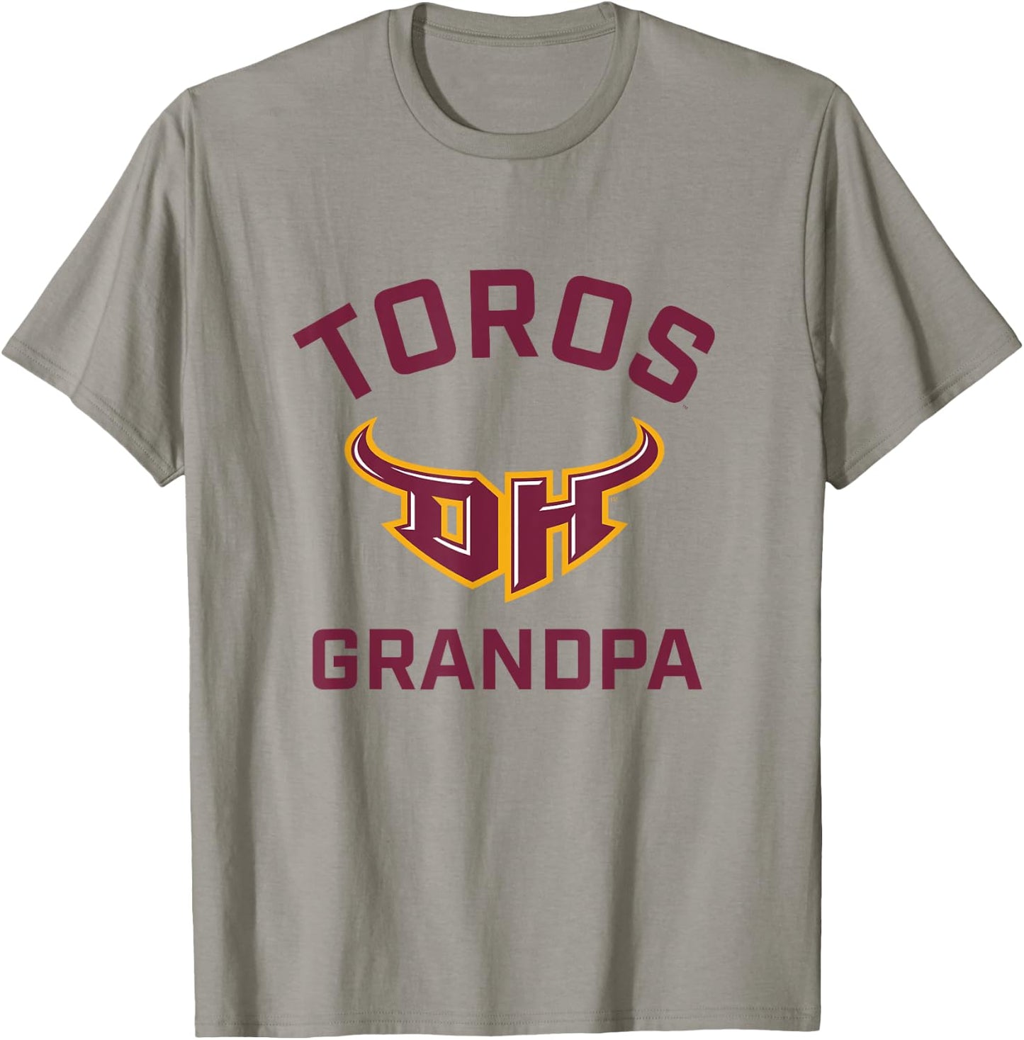 Cal State Dominguez Hills CSUDH Toros Arched Grandpa T-Shirt - T-Shirt | Sand