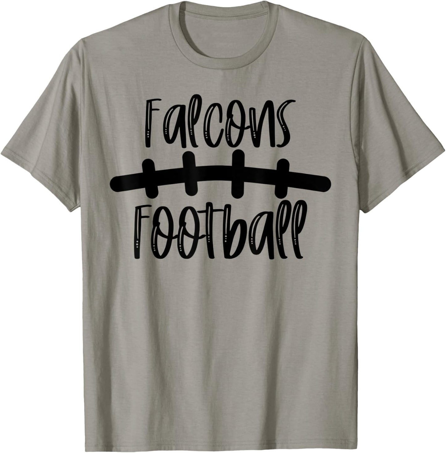 Falcons Football School Spirit Team Mascot Game Night T-Shirt - T-Shirt | Sand