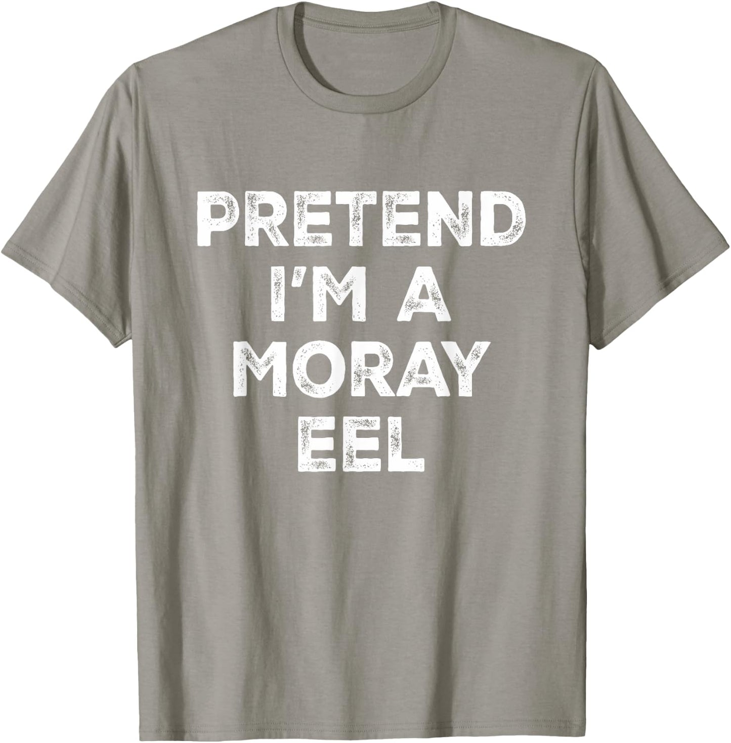 Pretend I'm A Moray Eel Lazy Halloween Costume T-Shirt - T-Shirt | Sand