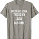 Jock Halloween Costume T-Shirt - T-Shirt | Sand