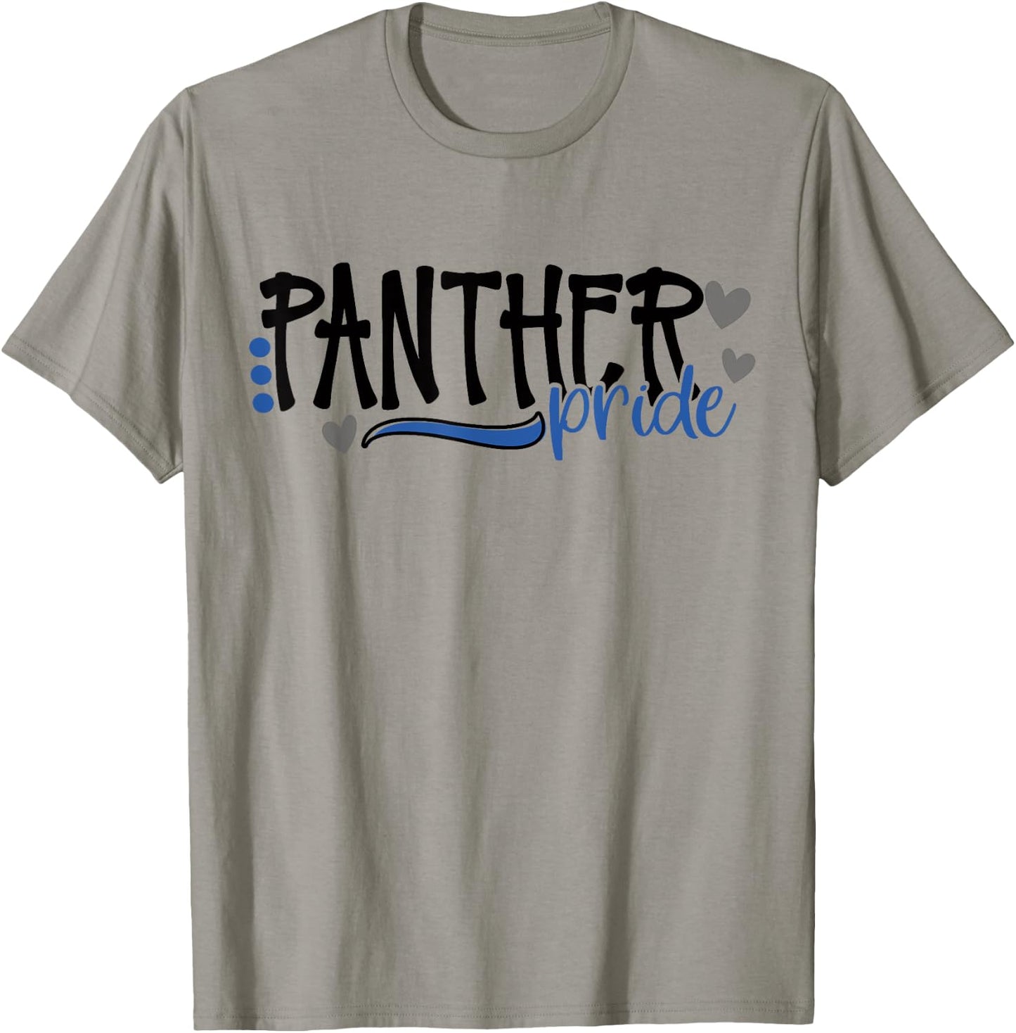 Panther Pride School Sports Fan Team Spirit T-Shirt - T-Shirt | Sand