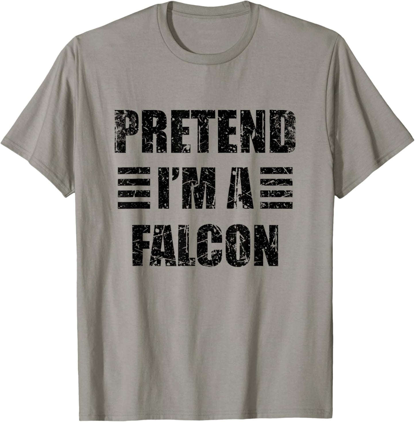 Vintage Pretend I'm a Falcon Lazy Halloween Costume T-Shirt - T-Shirt | Sand