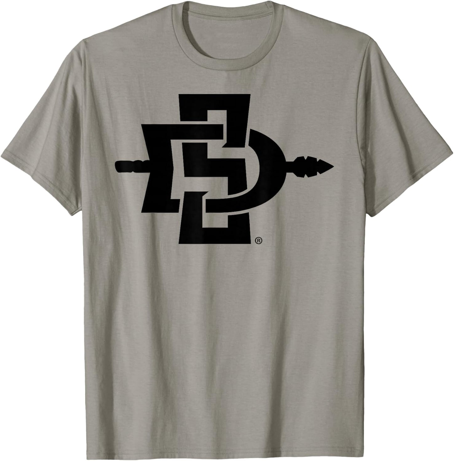 San Diego State Aztecs Two Tone White Officially Licensed T-Shirt - T-Shirt | Sand