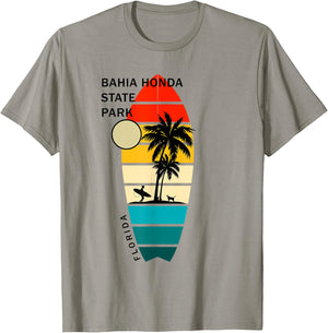 Retro Bahia Honda State Park Florida Surfboarders Surfers T-Shirt - T-Shirt | Sand