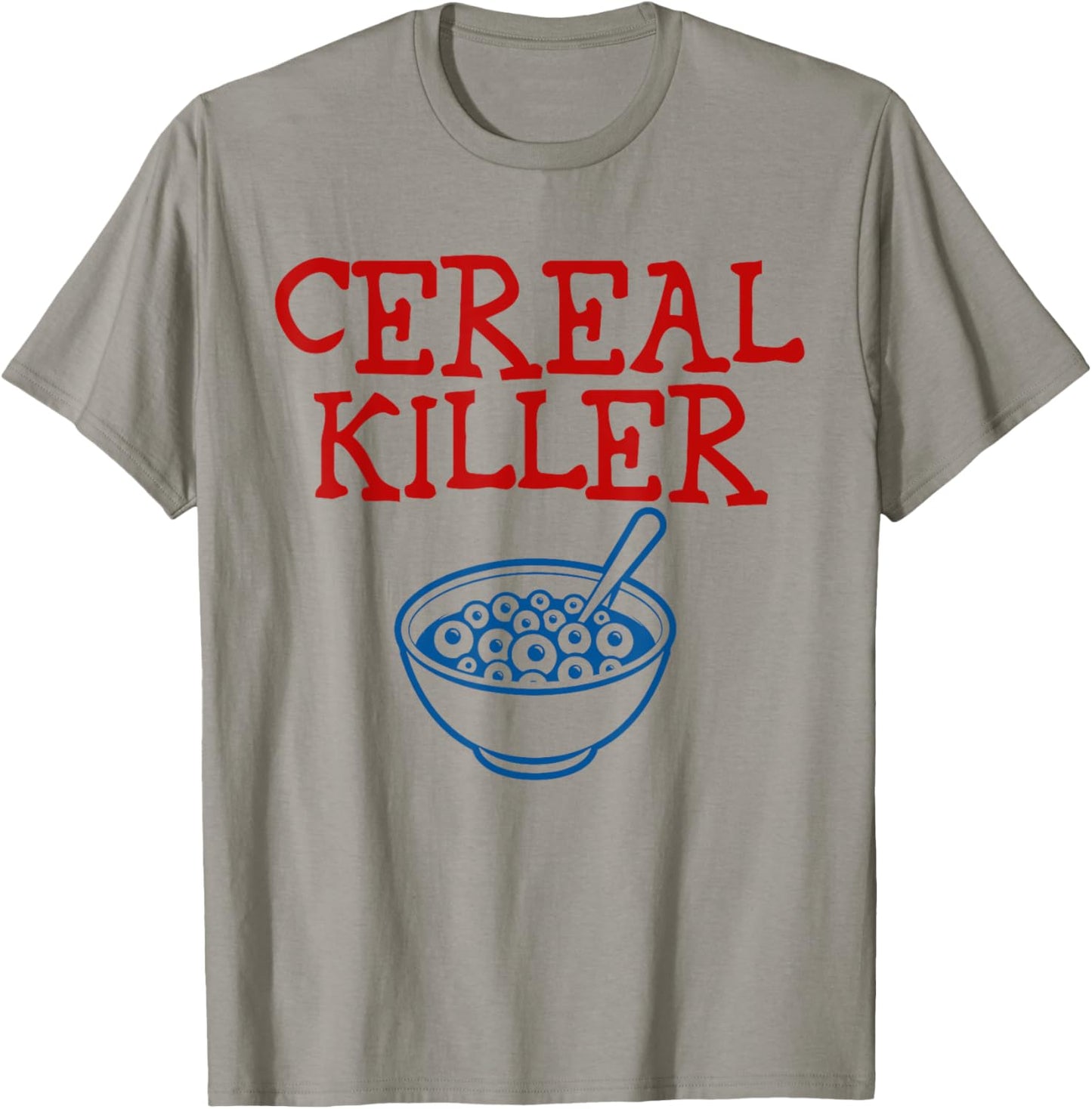 Cereal Killer Food Pun Humor Costume Funny Halloween T-Shirt - T-Shirt | Sand