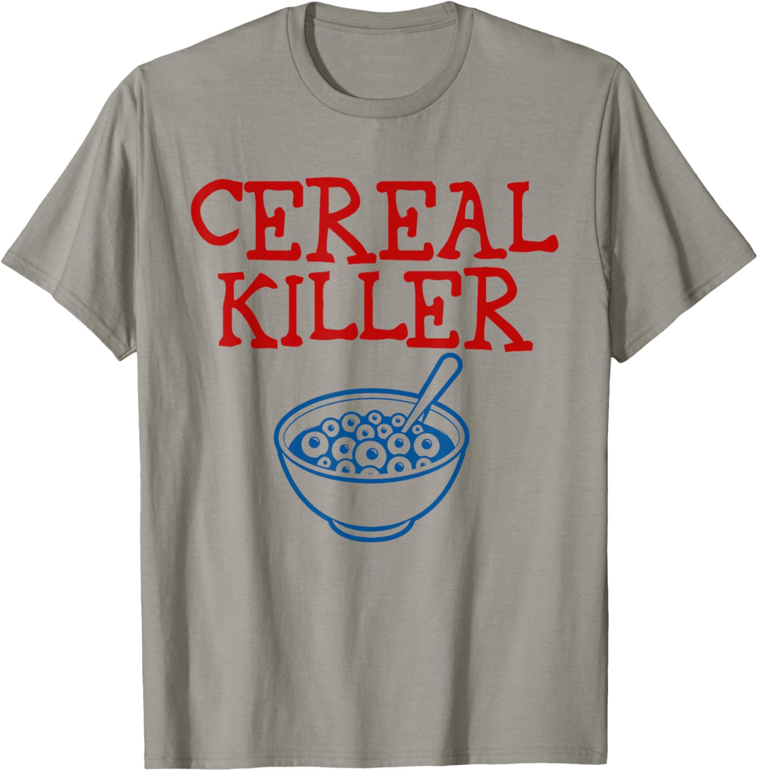 Cereal Killer Food Pun Humor Costume Funny Halloween T-Shirt - T-Shirt | Sand