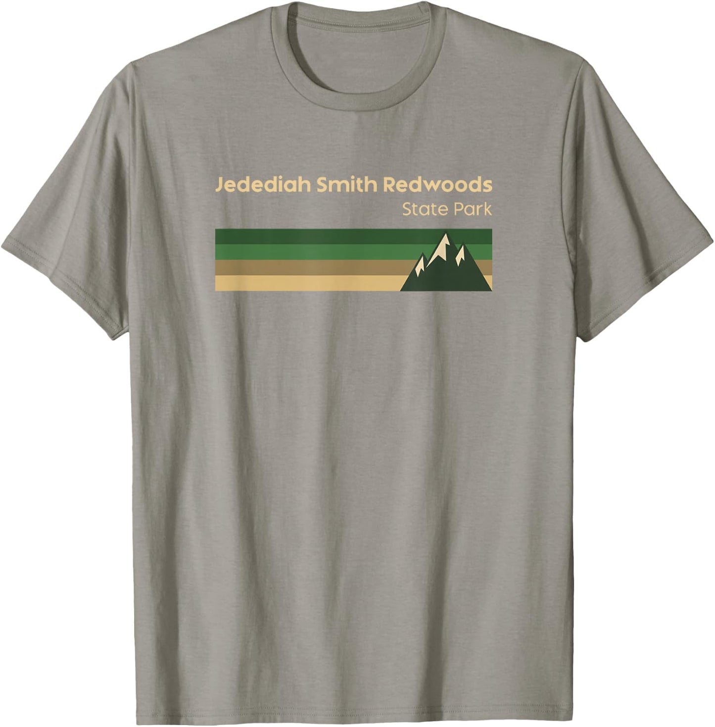 Jedediah Smith Redwoods State Park California Vintage T-Shirt - T-Shirt | Sand
