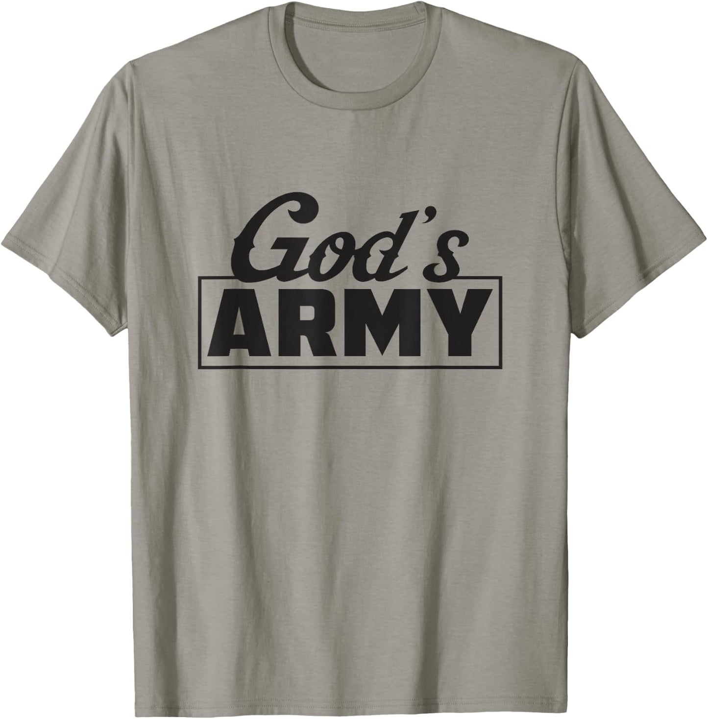 We Are God's Army of Faith T-Shirt - T-Shirt | Sand