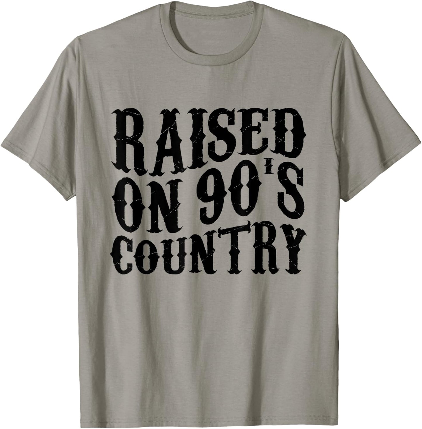 Raised On 90’s Country Music Shirt Vintage T-Shirt - T-Shirt | Sand