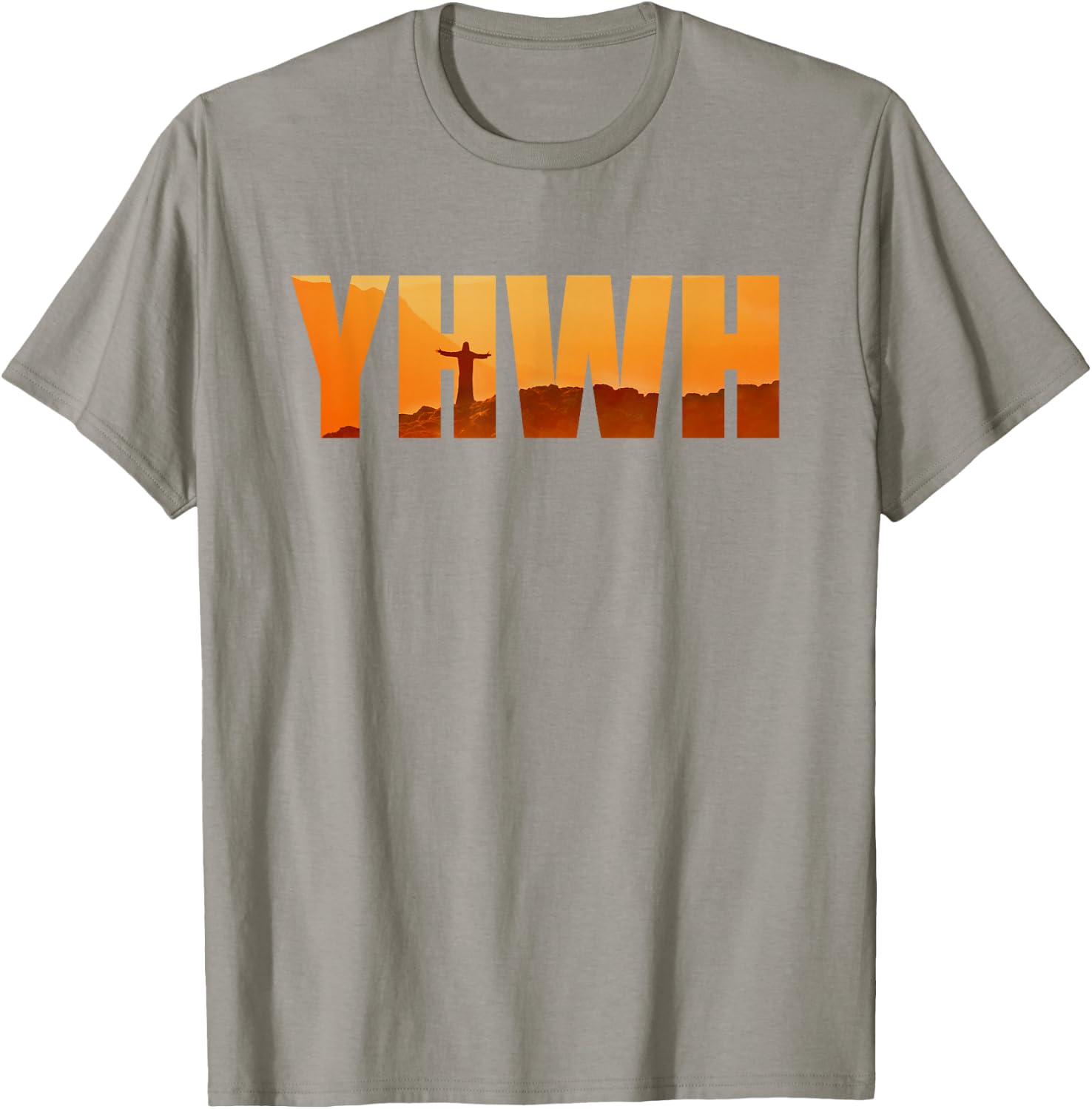 YHWH – Tetragrammaton Hebrew Name of GOD Yahweh Faith T-Shirt - T-Shirt | Sand