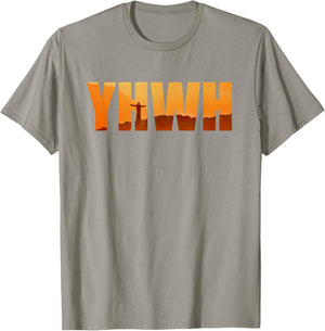 YHWH – Tetragrammaton Hebrew Name of GOD Yahweh Faith T-Shirt - T-Shirt | Sand