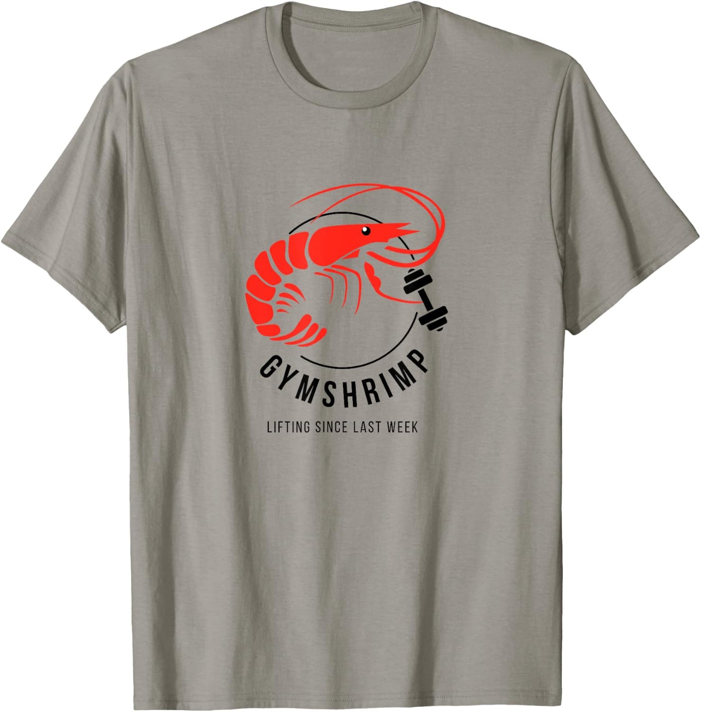 Gymshrimp - 'gymshark' Parody Funny T-Shirt - T-Shirt | Sand