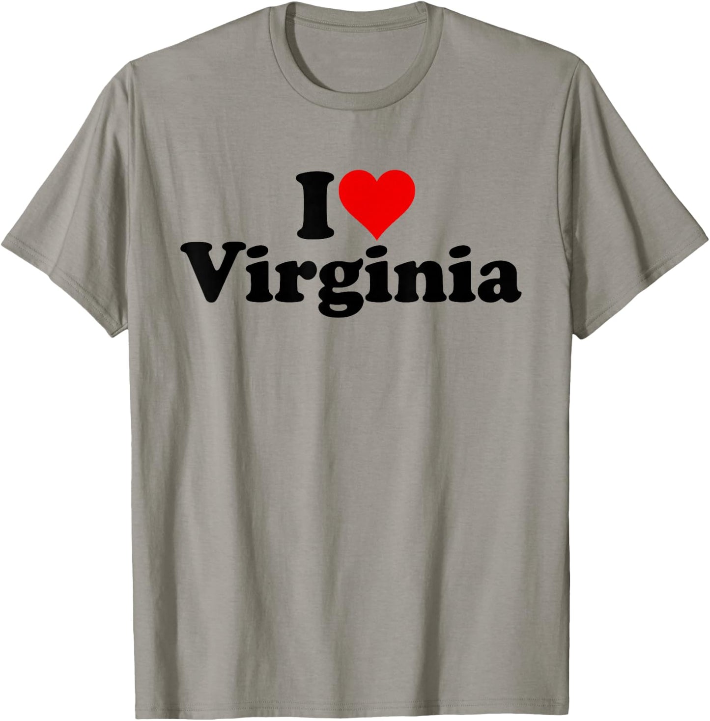 I Love Heart Virginia T-Shirt - T-Shirt | Sand