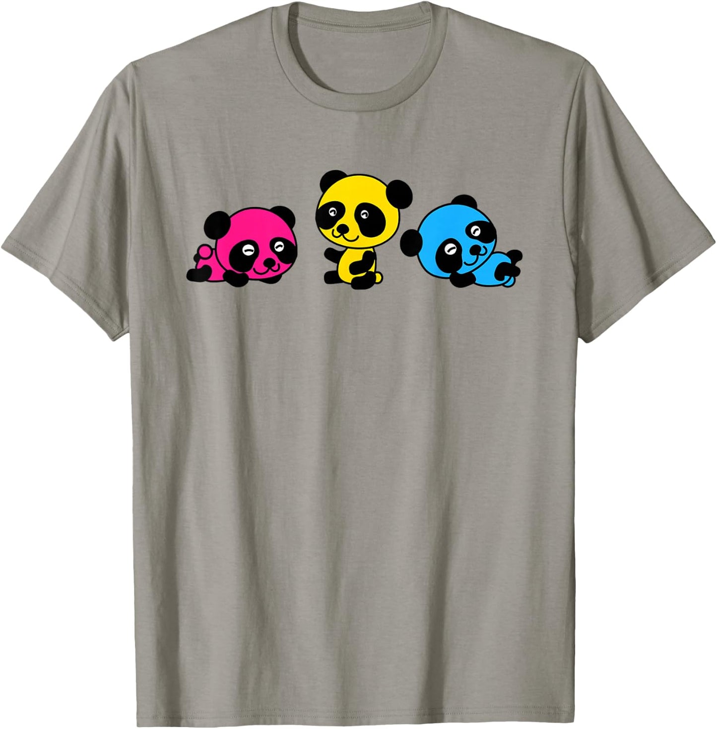 Subtle Pansexual Panda Pride Pan Flag I'm Pan-Duh LGBTQ T-Shirt - T-Shirt | Sand