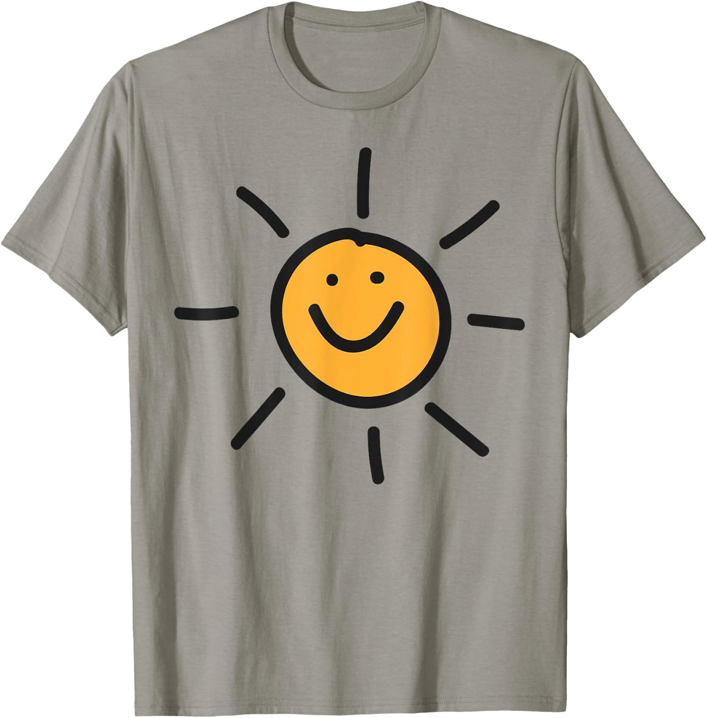 Smiling sun sunshine happy person sunny disposition fun cool T-Shirt - T-Shirt | Sand