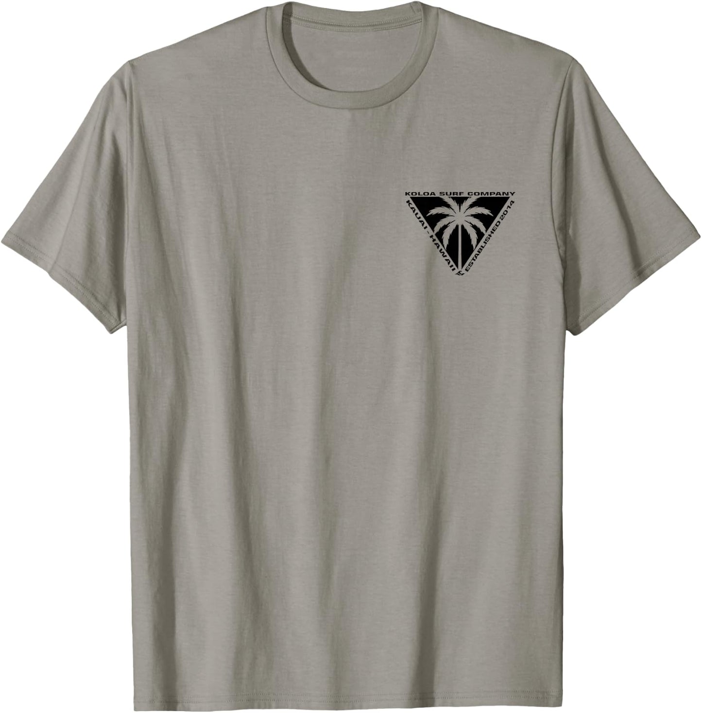 Koloa Surf Triangulated Palm Logo Lightweight, Graphic T-Shirt - T-Shirt | Sand