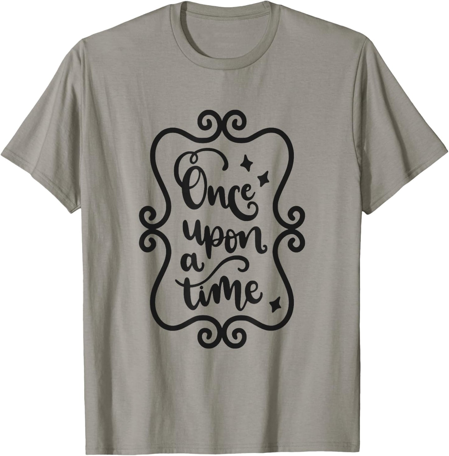 Once Upon A Time Fairytale Book Lover Reading T-Shirt - T-Shirt | Sand