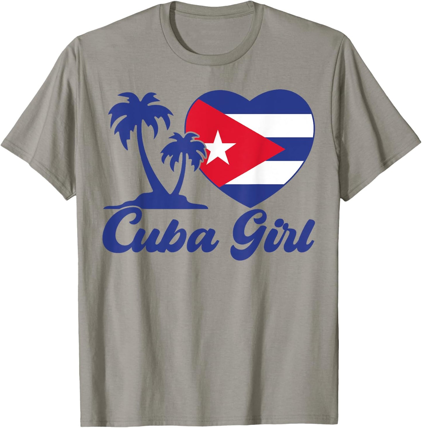 Cuba-Shirt Cuban Girl Flag Cubanita Hispanic Heritage Kids T-Shirt - T-Shirt | Sand
