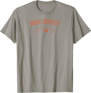 Carroll Pioneers Burst White Officially Licensed T-Shirt - T-Shirt | Sand