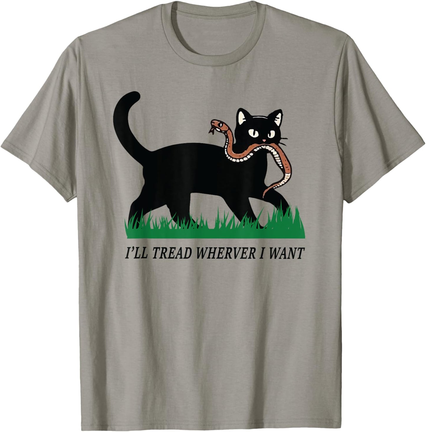 i'll tread wherever i want funny cat lover Women T-Shirt - T-Shirt | Sand
