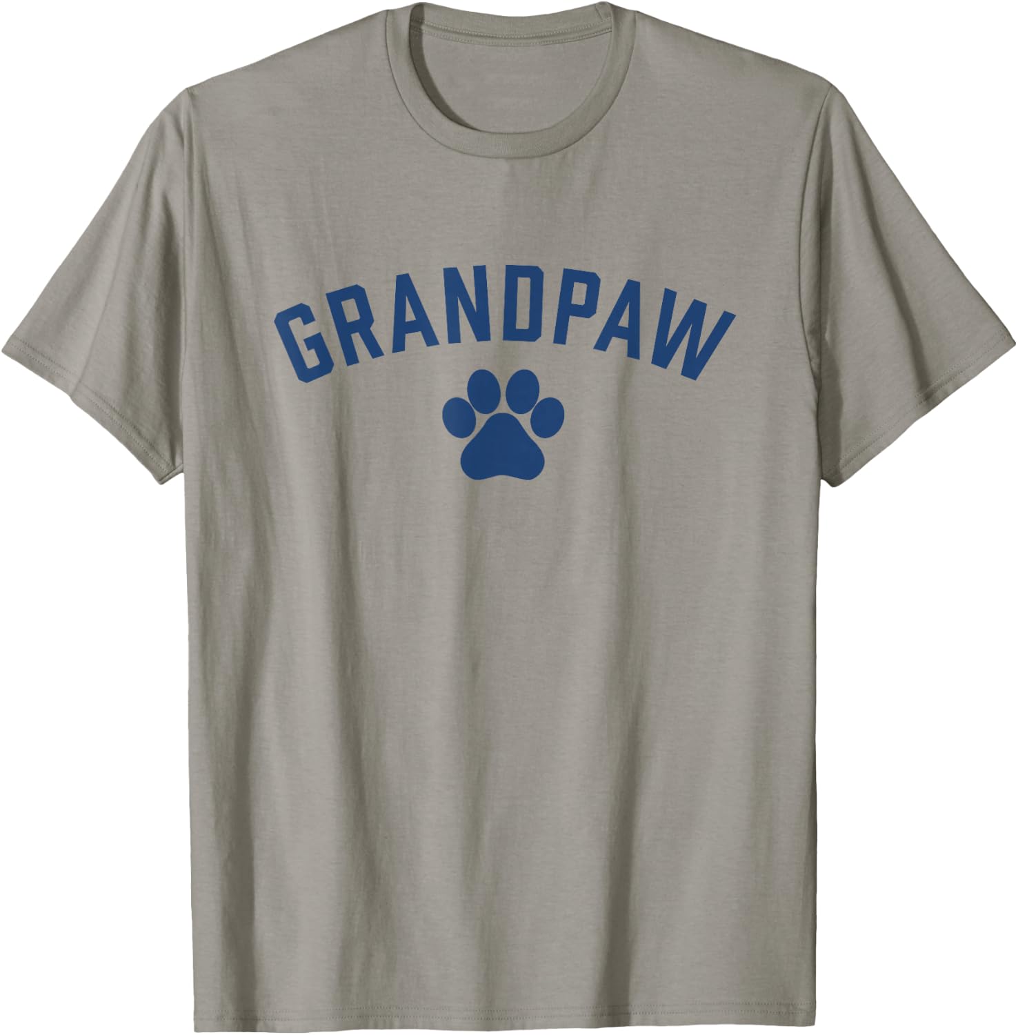 Grandpaw Dog Grandkids Funny Grandpa T-Shirt - T-Shirt | Sand