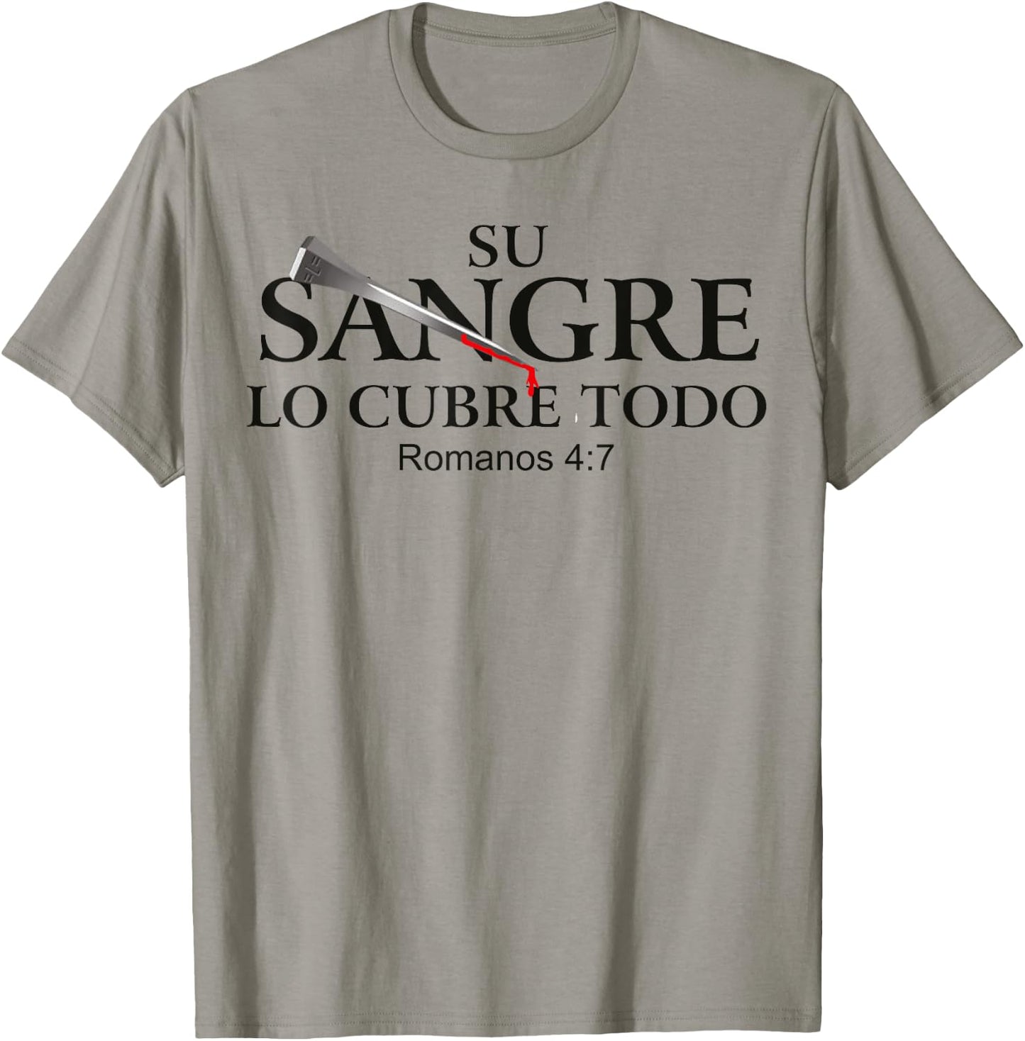 La Sangre De Cristo Tiene Poder | Faith Religious Christian T-Shirt - T-Shirt | Sand