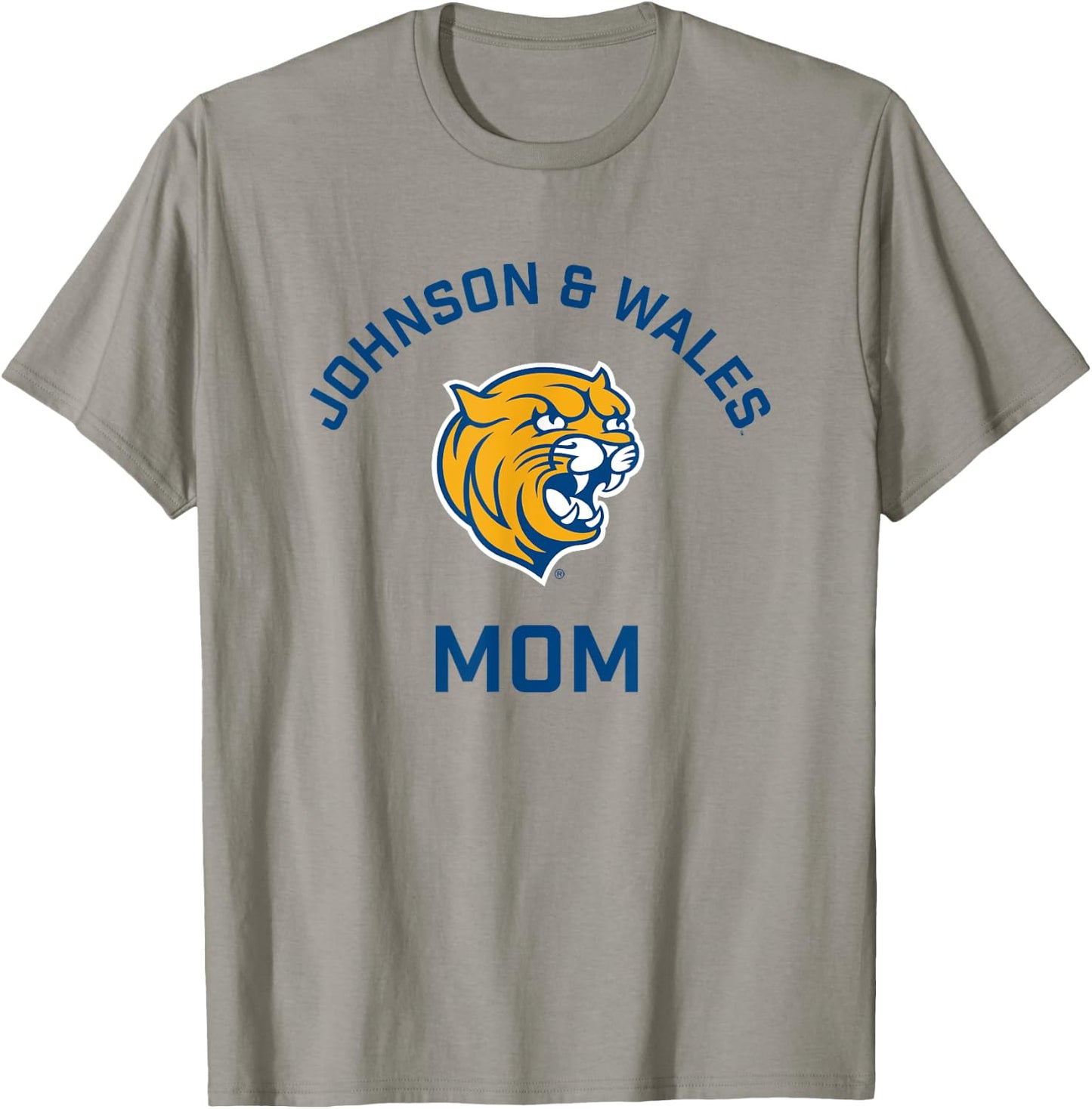 Johnson and Wales University JWU Wildcats Arched Mom T-Shirt - T-Shirt | Sand