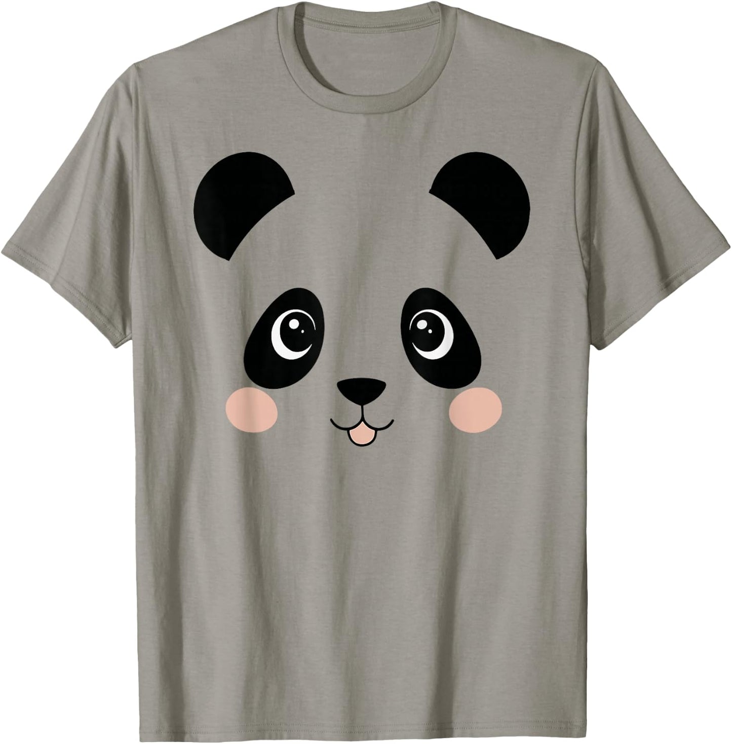 Panda Bear Face Halloween Costume Animal T-Shirt - T-Shirt | Sand