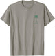 Vintage Hawaiian Palm Tree Beach Tropical Island Pocket Logo T-Shirt - T-Shirt | Sand