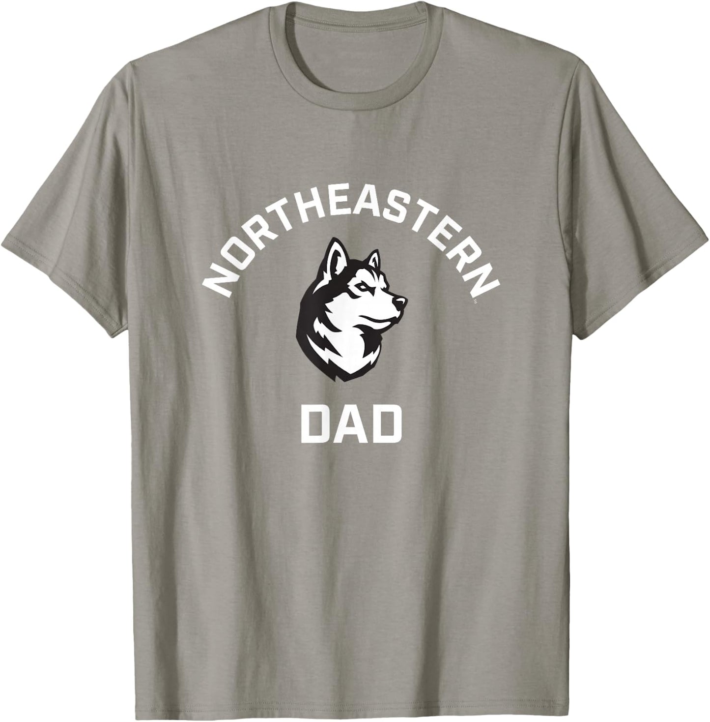 Northeastern University NEU Huskies Arched Dad T-Shirt - T-Shirt | Sand