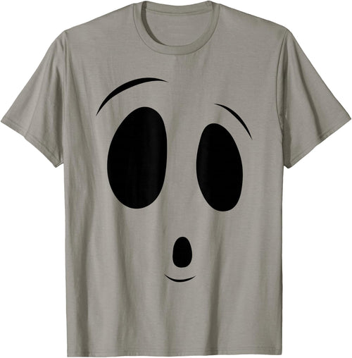 Funny Surprised Face Ghost Halloween Costume for Boys Girls