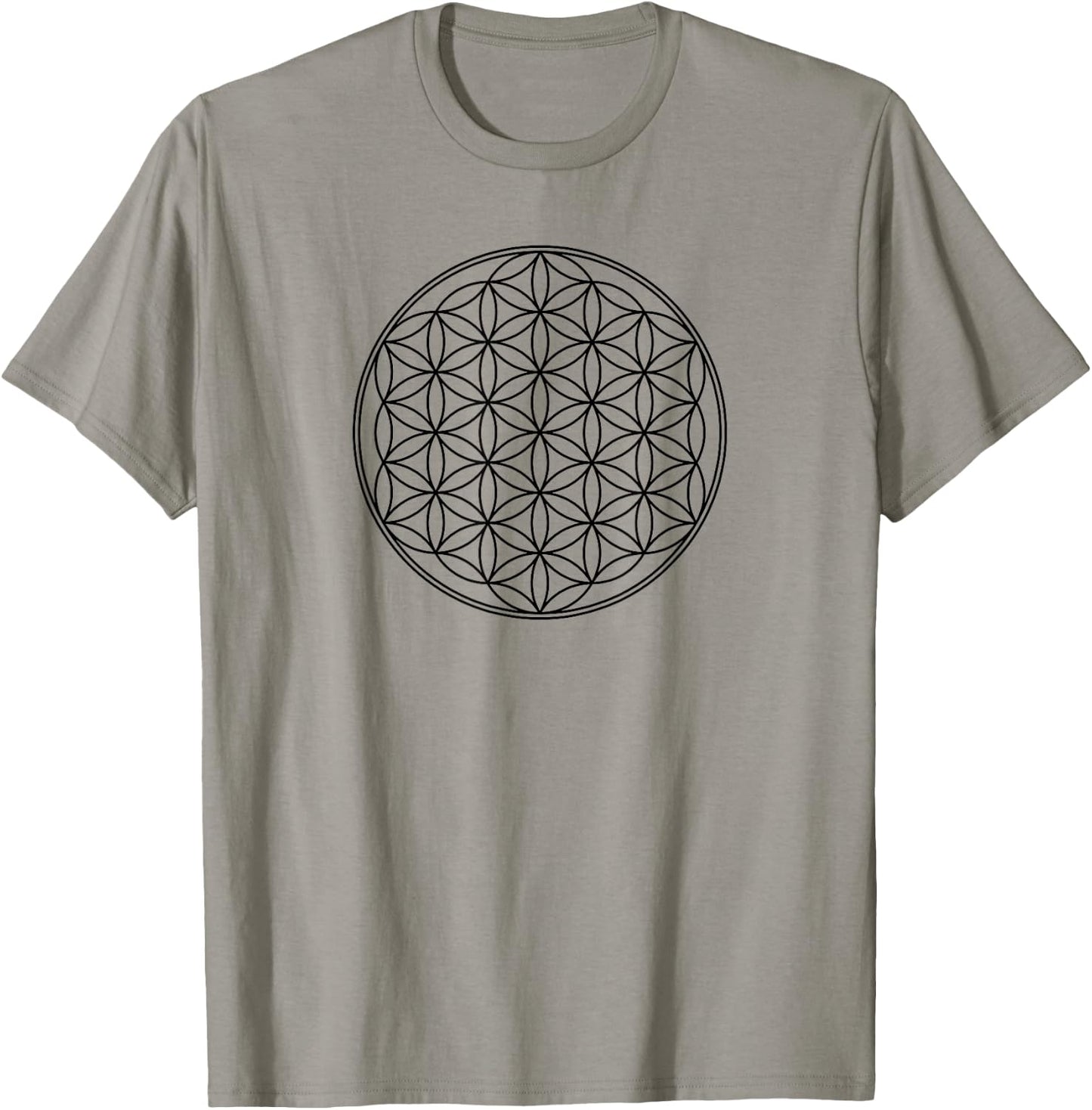 Flower of life, Sacred Geometrie, Yoga, Health, Protection T-Shirt - T-Shirt | Sand