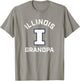 University of Illinois Fighting Illini Arched Grandpa T-Shirt - T-Shirt | Sand