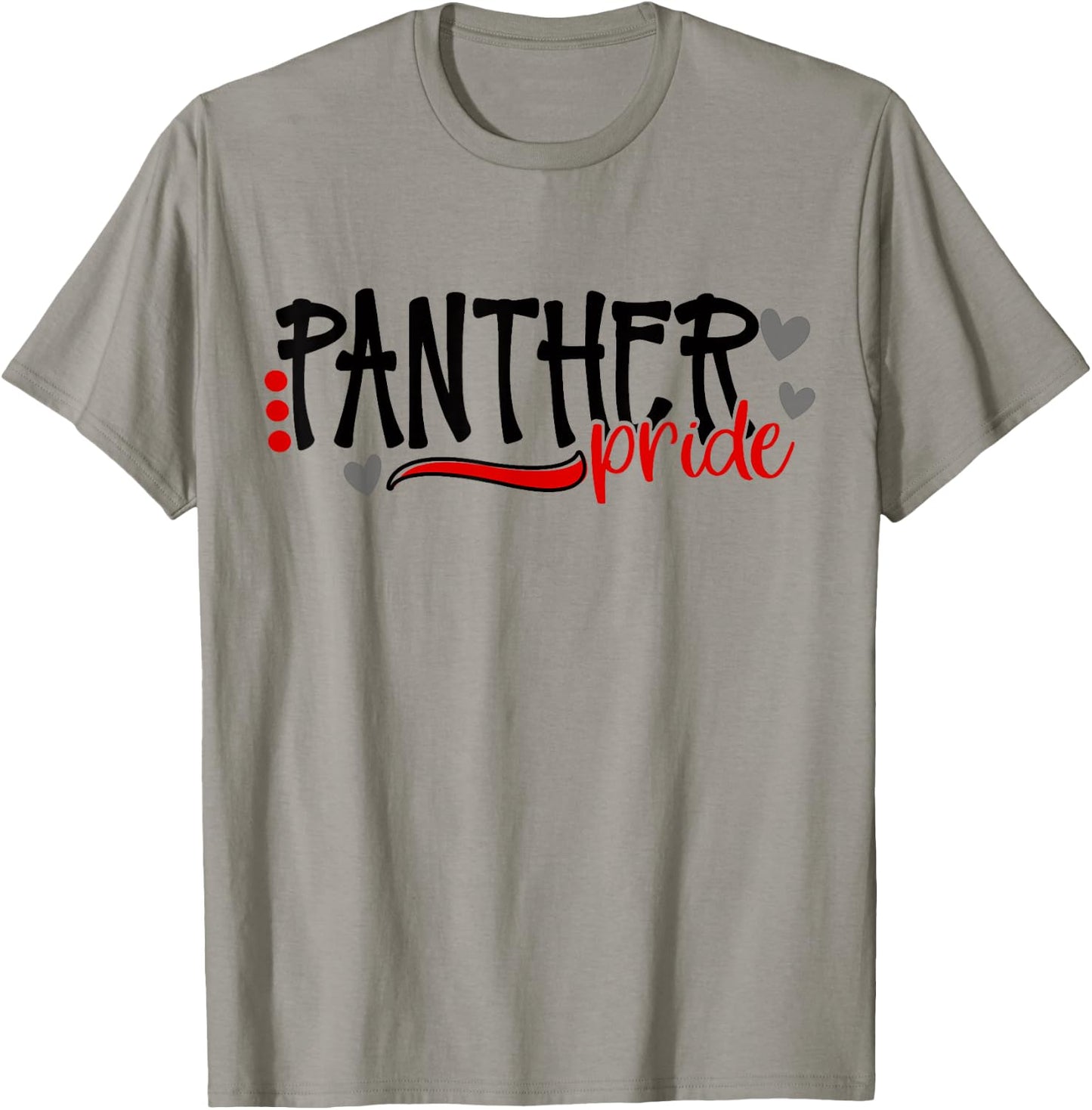 Panther Pride School Sports Fan Team Spirit T-Shirt - T-Shirt | Sand