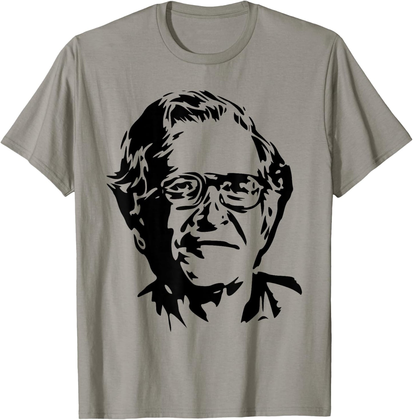 Noam Chomsky stencil T-Shirt - T-Shirt | Sand