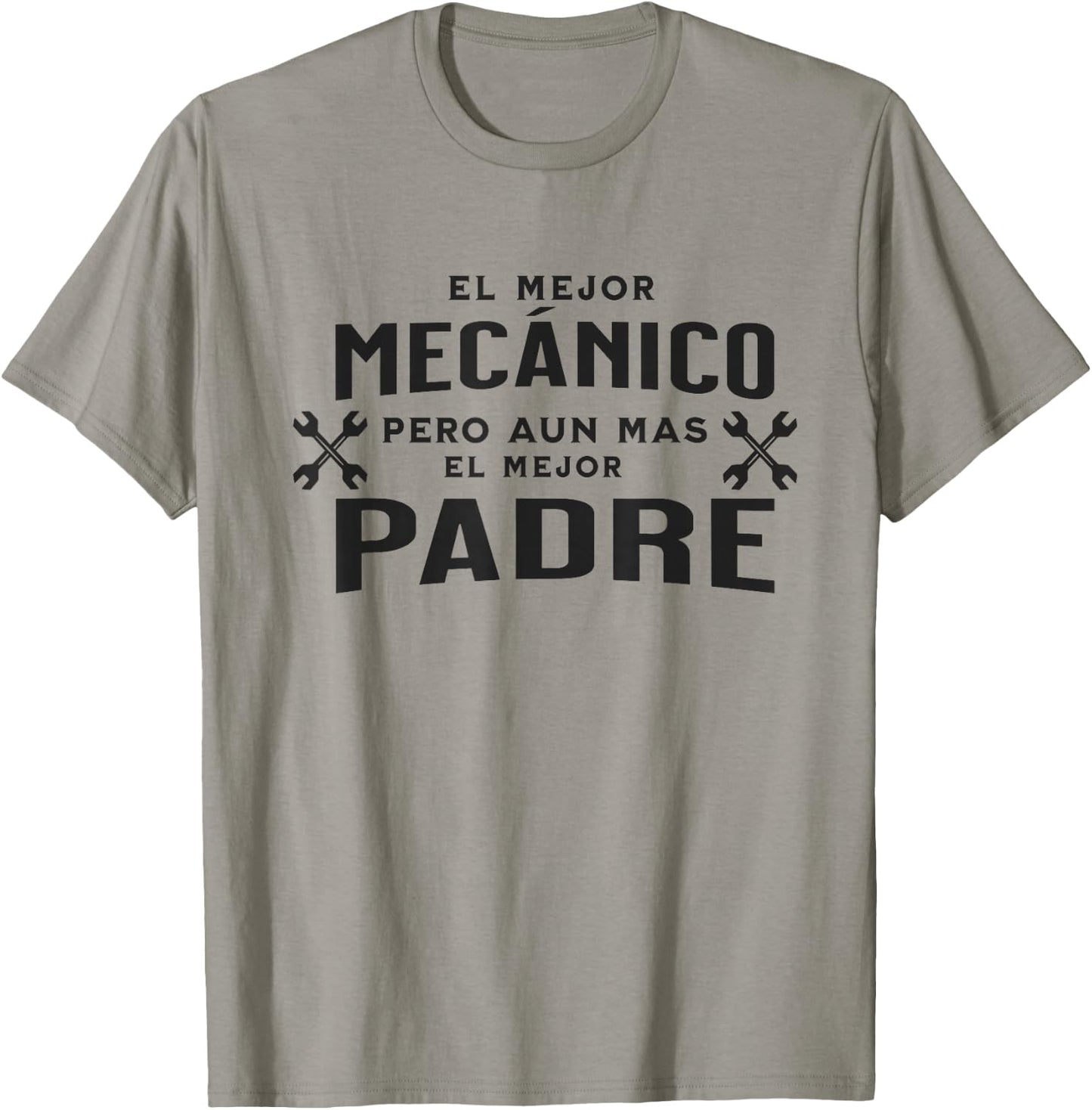 Regalo Para el Mejor Papá Mecánico, Spanish Padres Mecánicos T-Shirt - T-Shirt | Sand